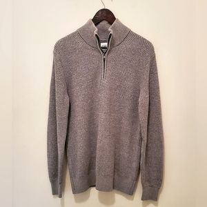 GAP Half Zip Gray Pullover - Small NWOT